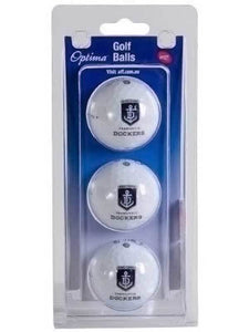 Fremantle Dockers 3 Ball Golf Pack