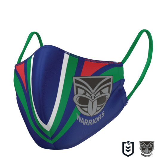 New Zealand Warriors Face Mask - Reversible