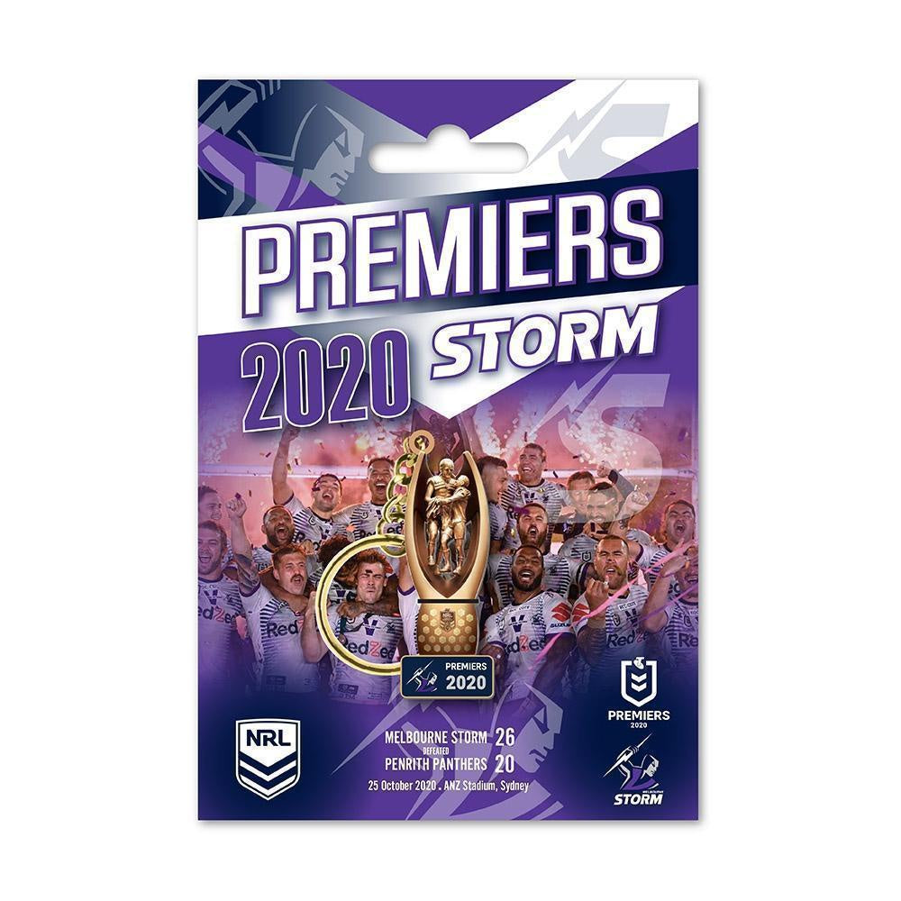 Melbourne Storm 2020 Premiers Trophy Keyring