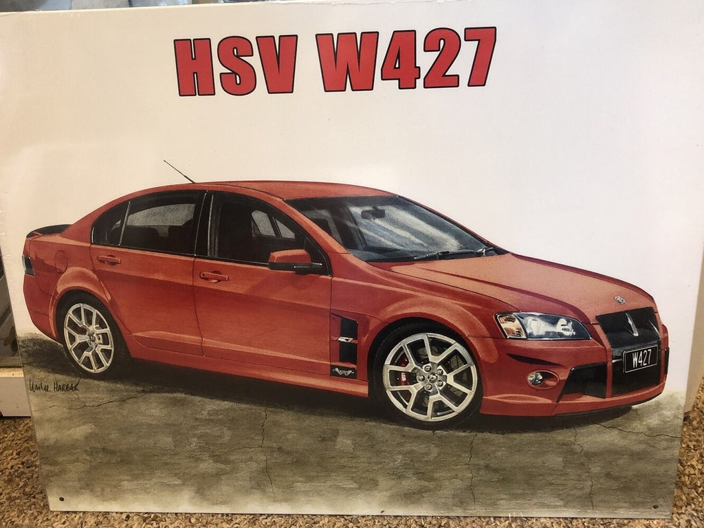 Holden HSV W427 Tin Sign