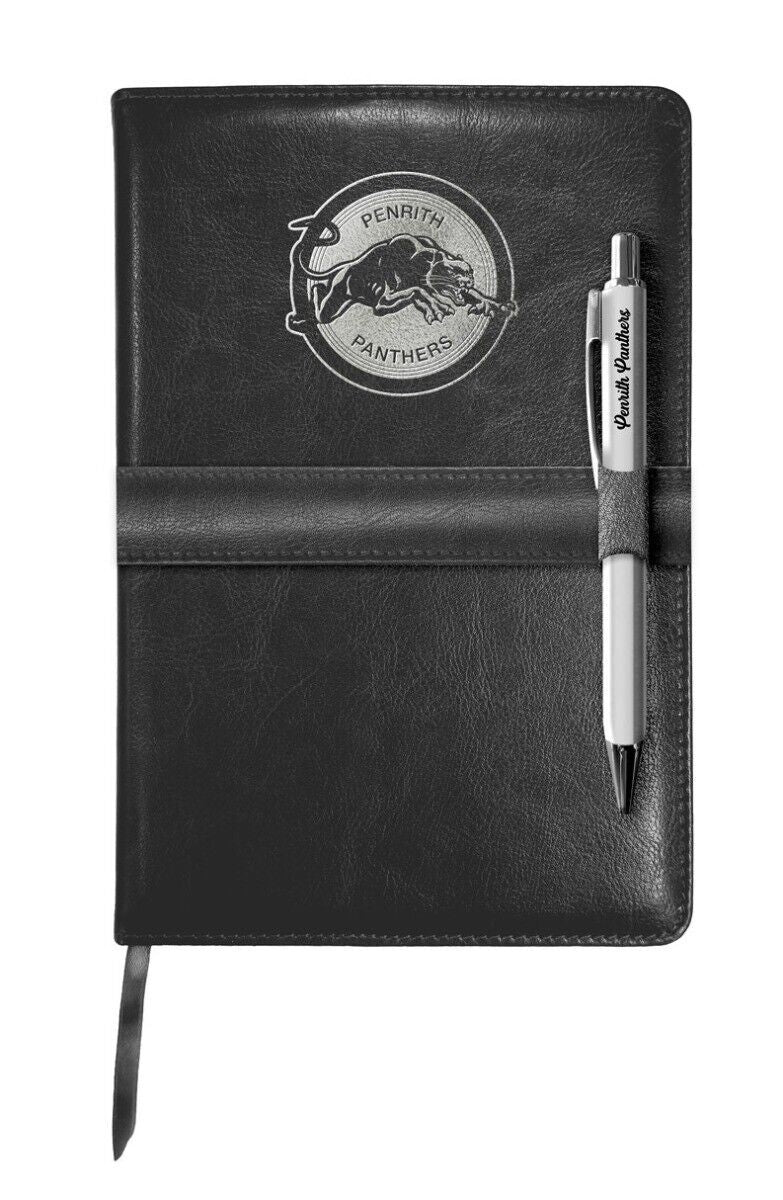 Penrith Panthers Retro Logo Notebook and Pen