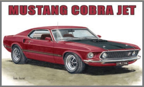 Ford Mustang Cobra Jet Tin Sign