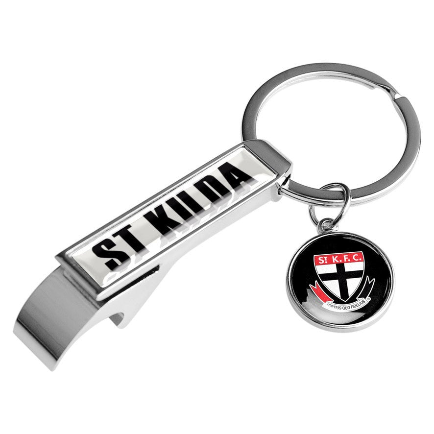 St Kilda Saints Keyring Botttle Opener