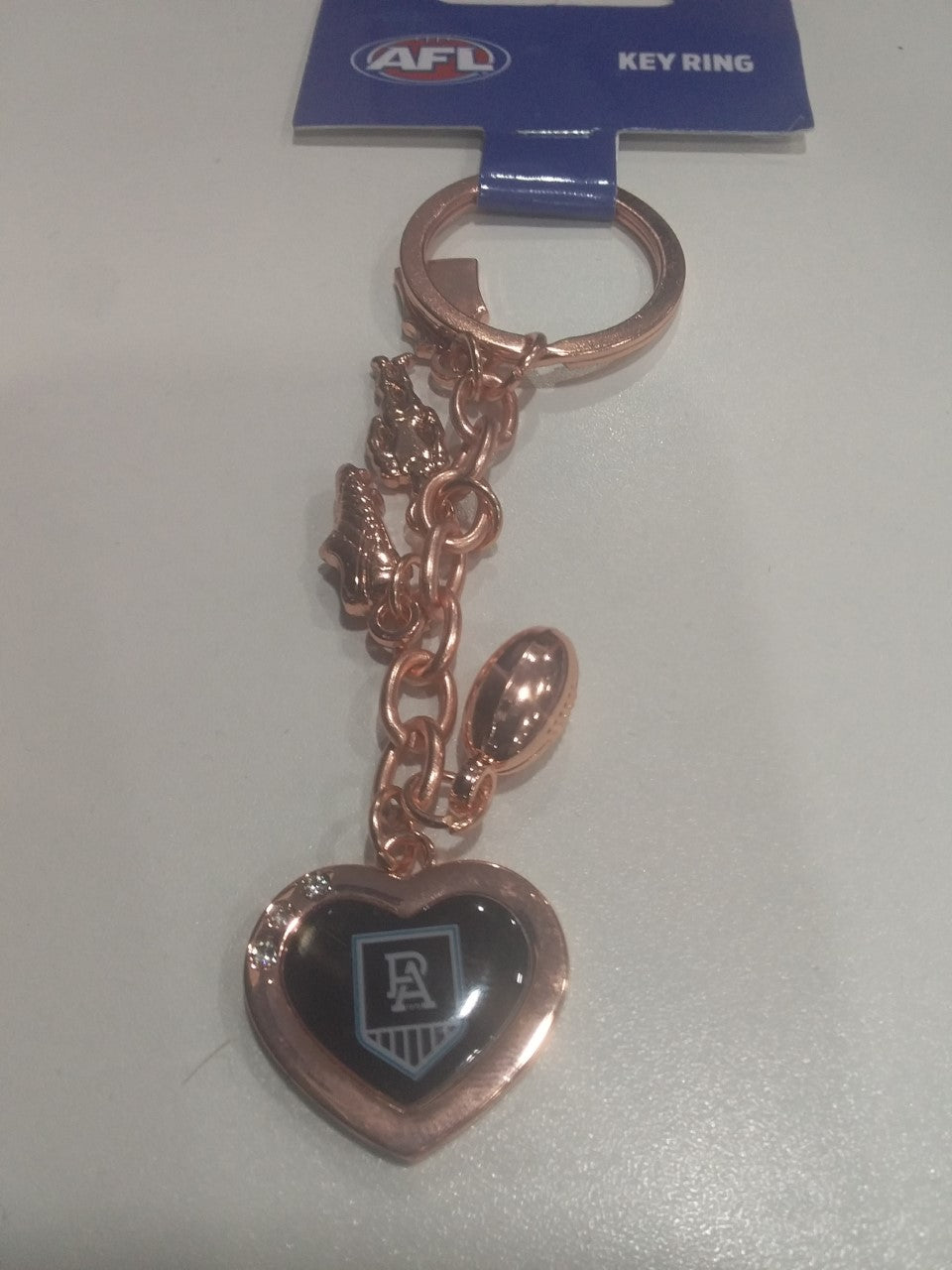 Port Adelaide Power Charm Keyring