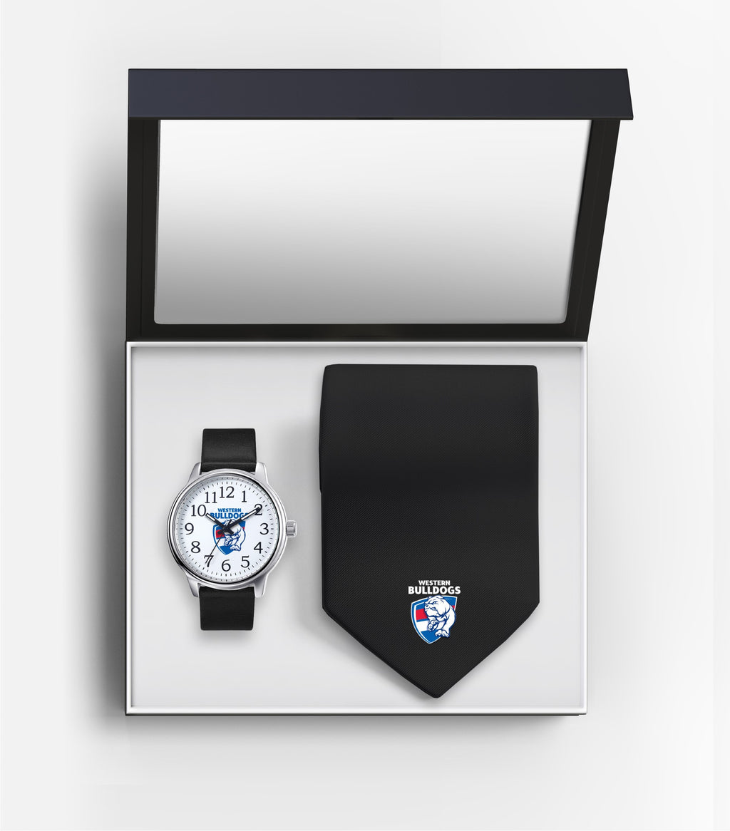 Western Bulldogs Watch And Tie Set